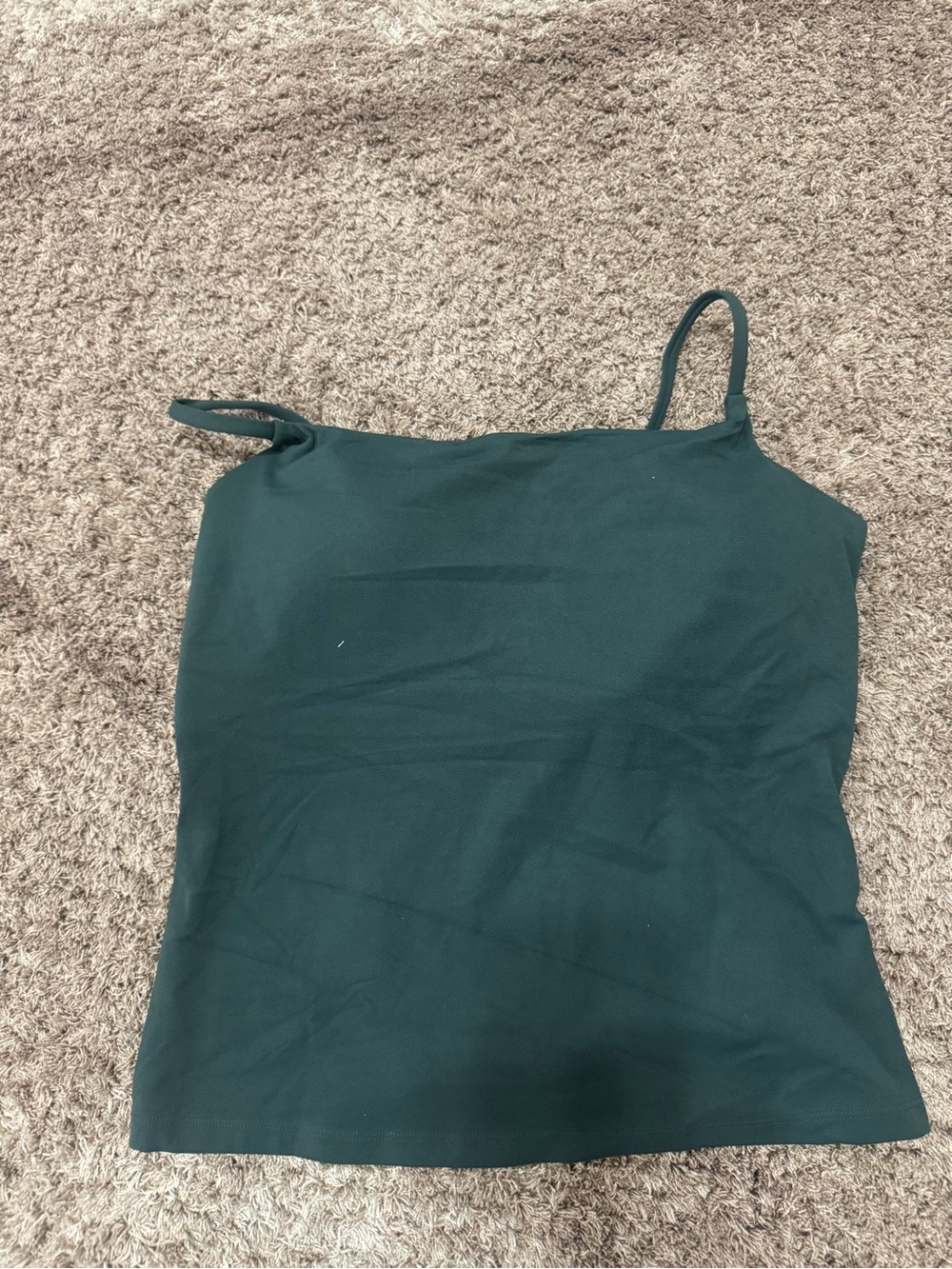 ONER Active SOFTMOTION™ STRAPPY TANK TOP WITH BUILT IN BRA SHELF WITH WHITE LOGO